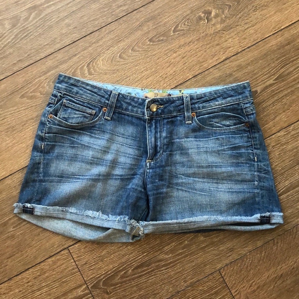 PAIGE Jimmy Jimmy Denim Shorts